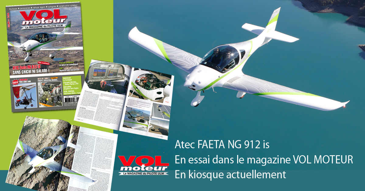 Le Atec FAETA NG en essai dans VOL MOTEUR